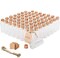 64 PCS Cork Stoppers Glass Bottles, DIY Decoration Small Tiny Glass Jars Favors,Mini Vials Cork,10ml Storage Container for Art Crafts for Wedding Party Supplies